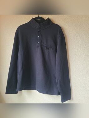 Untuckit Classic Black Pullover Men's Size XL